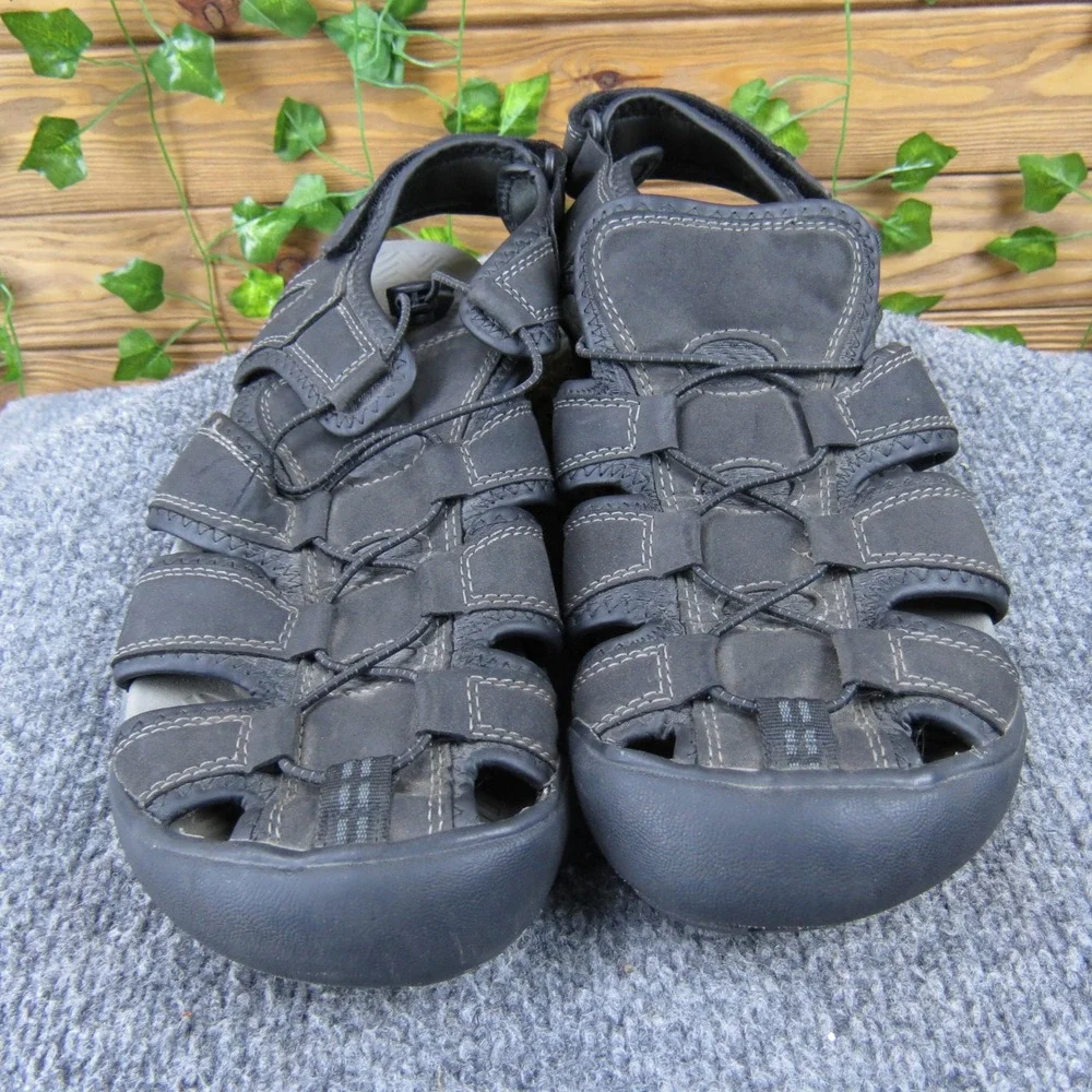 Khombu Travis Black Closed-Toe Sport Sandals Men's 11 Durable Outdoor‎